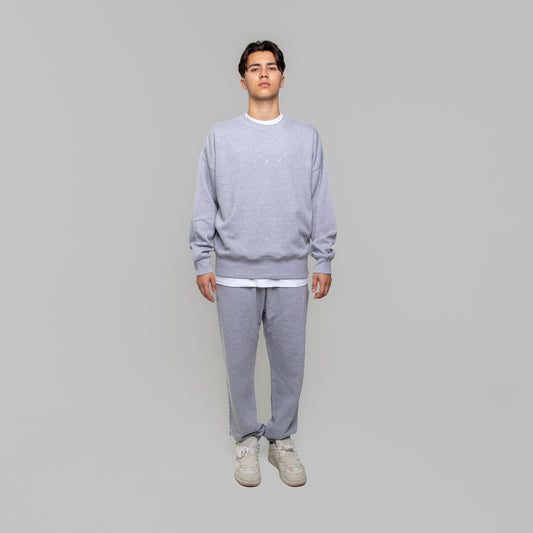 Heavyweight Tracksuit Grey Small Brodery Front +32™ Logo