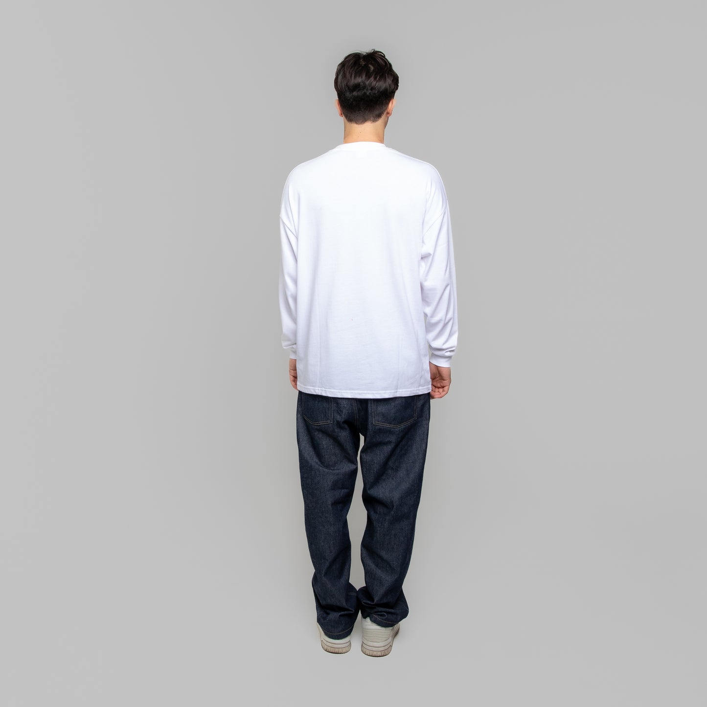 White Blank Longsleeve T-Shirt