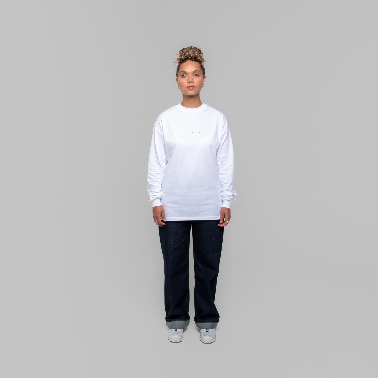 Longsleeve White T-shirt Colombe™