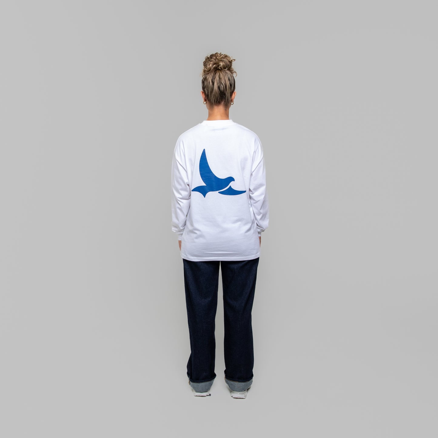 Longsleeve White T-shirt Colombe™